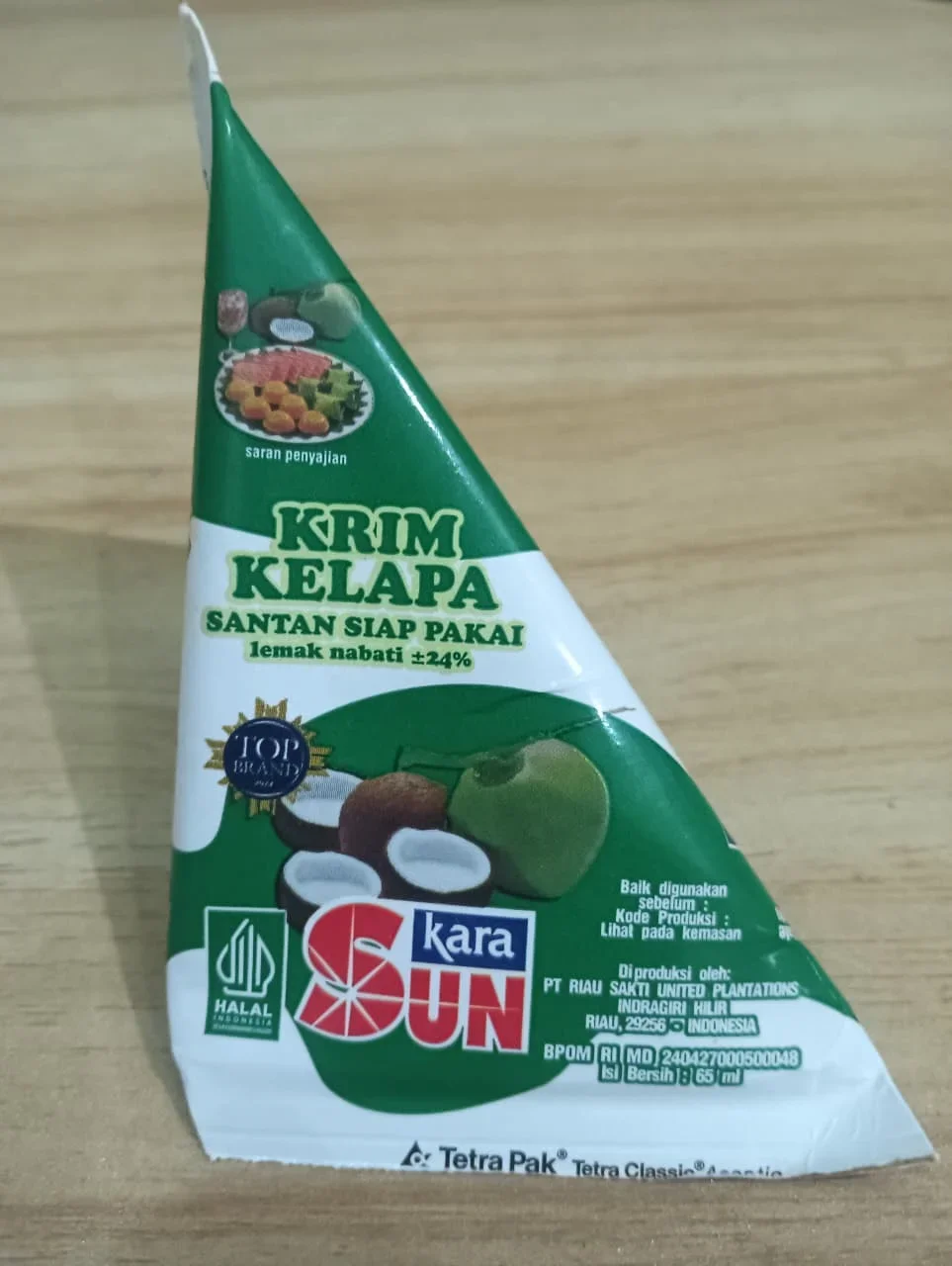 Sun Kara Santan Siap Pakai