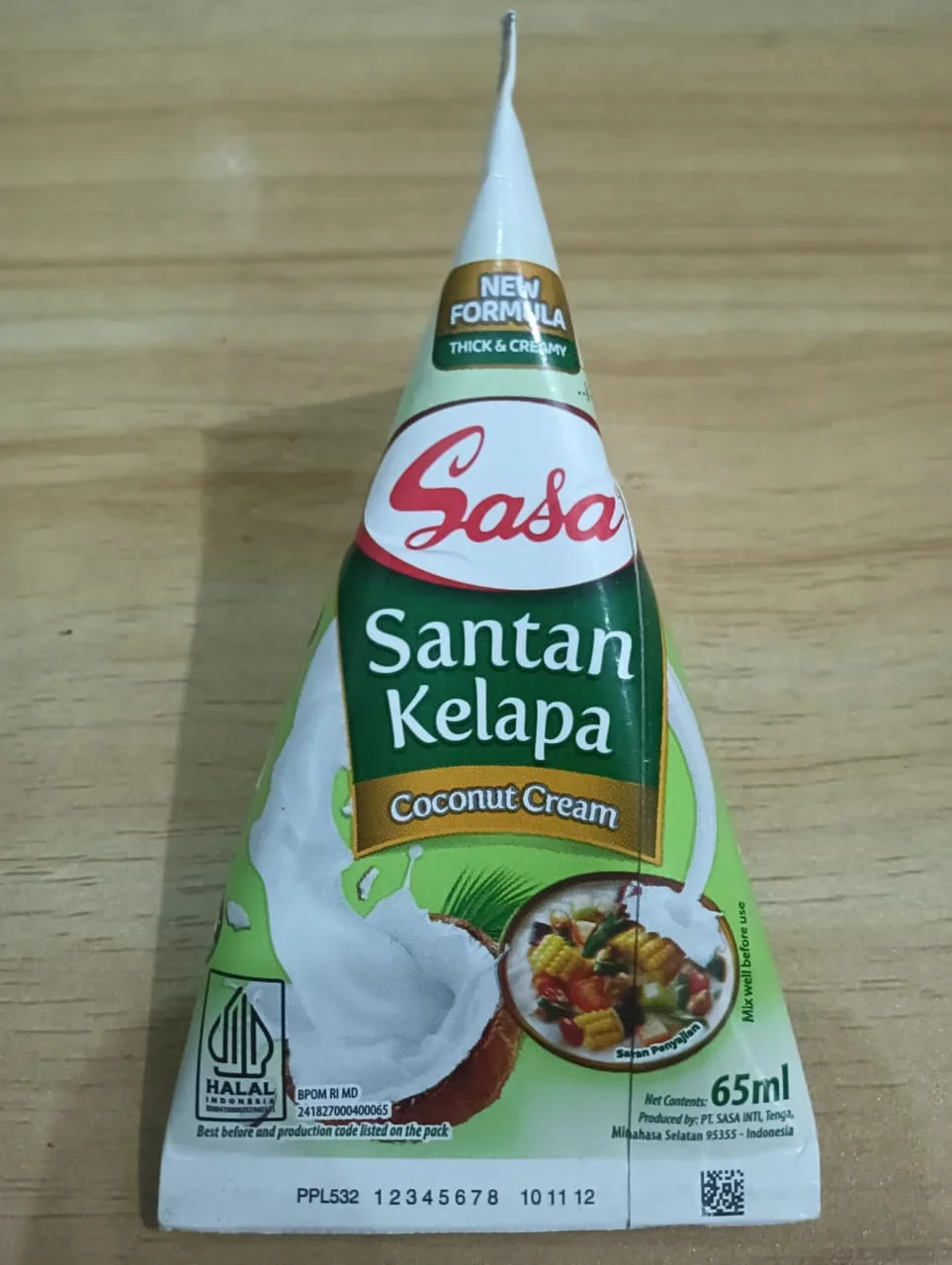 Sasa Santan Kelapa Siap Pakai
