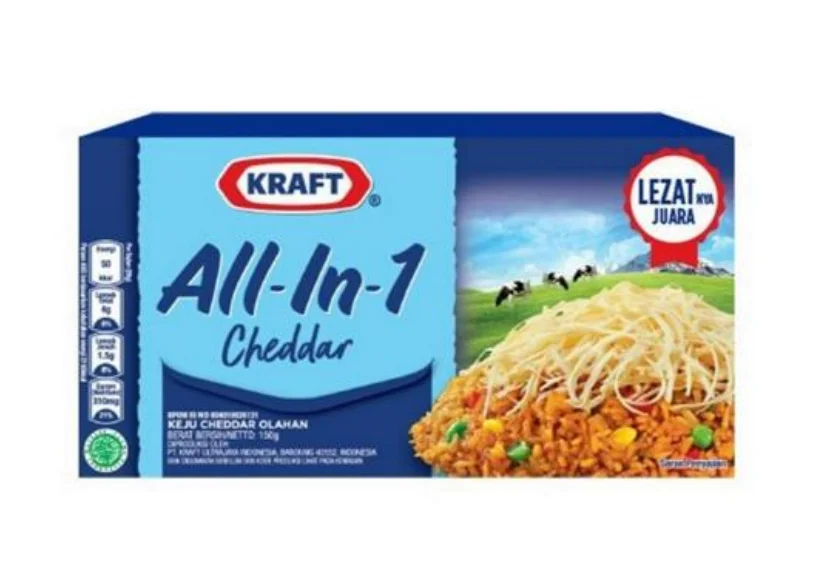 Kraft All In 1 Cheddar 150 gram
